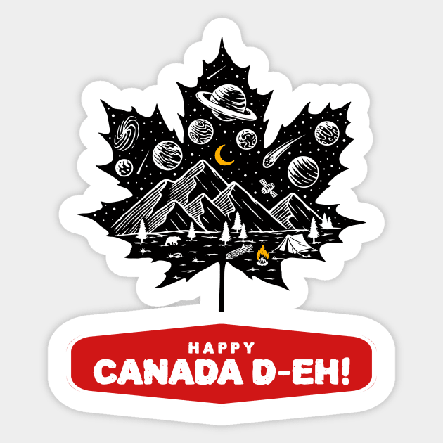 Canada Day Sticker by Expanse Collective